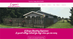 Desktop Screenshot of logansdoggiebandb.com
